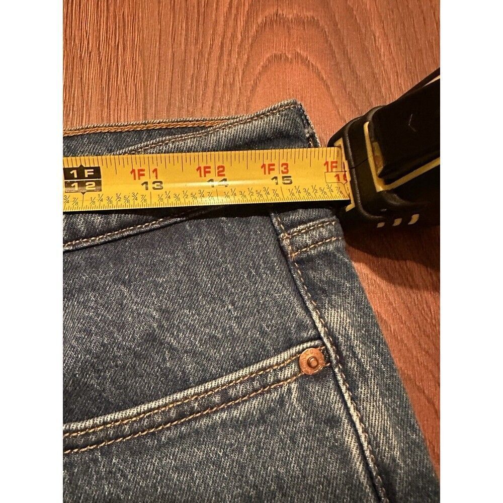 Levis Jeans Womens 30 Blue Wedgie Skinny Cuffed Stretch Medium Wash Denim - Picture 3 of 12